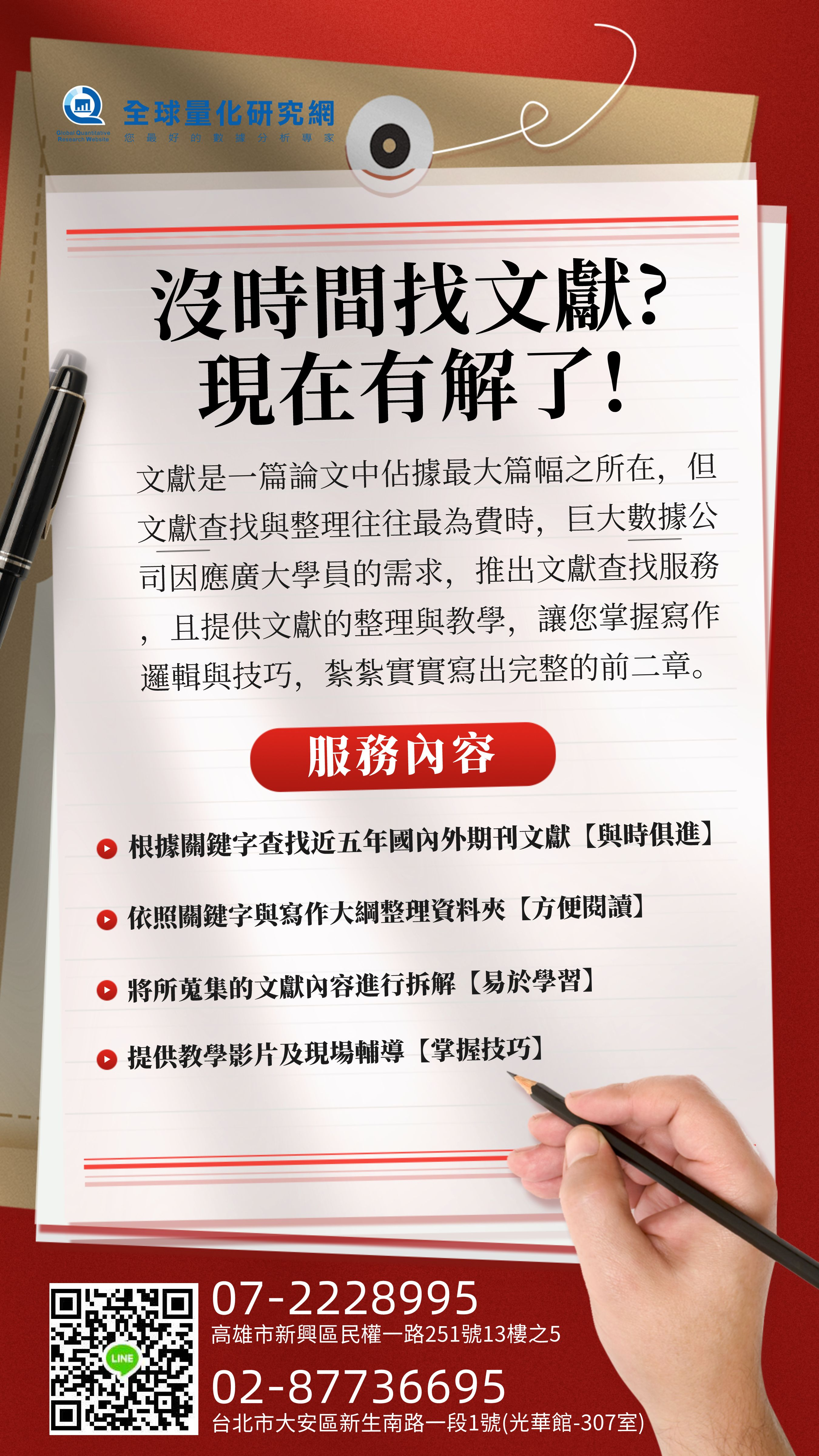 沒時間找文獻?現在有解了!